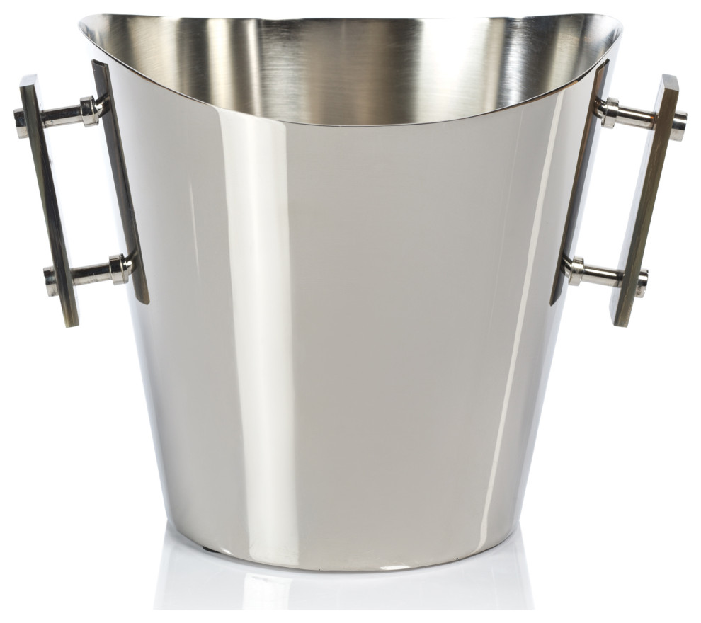 Bayeux Wine Cooler / Ice Bucket  with Horn Handles, Small