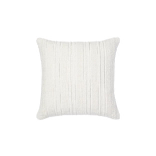 Oversized Textural Woven Square Throw Pillow Cream - Threshold™: Indoor Decorative Cushion, Soft Polyester