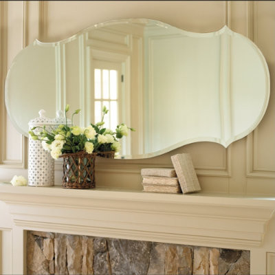 Audrey Mirror - Audrey Frameless Mirror - Wide Beveled Edge Mirror
