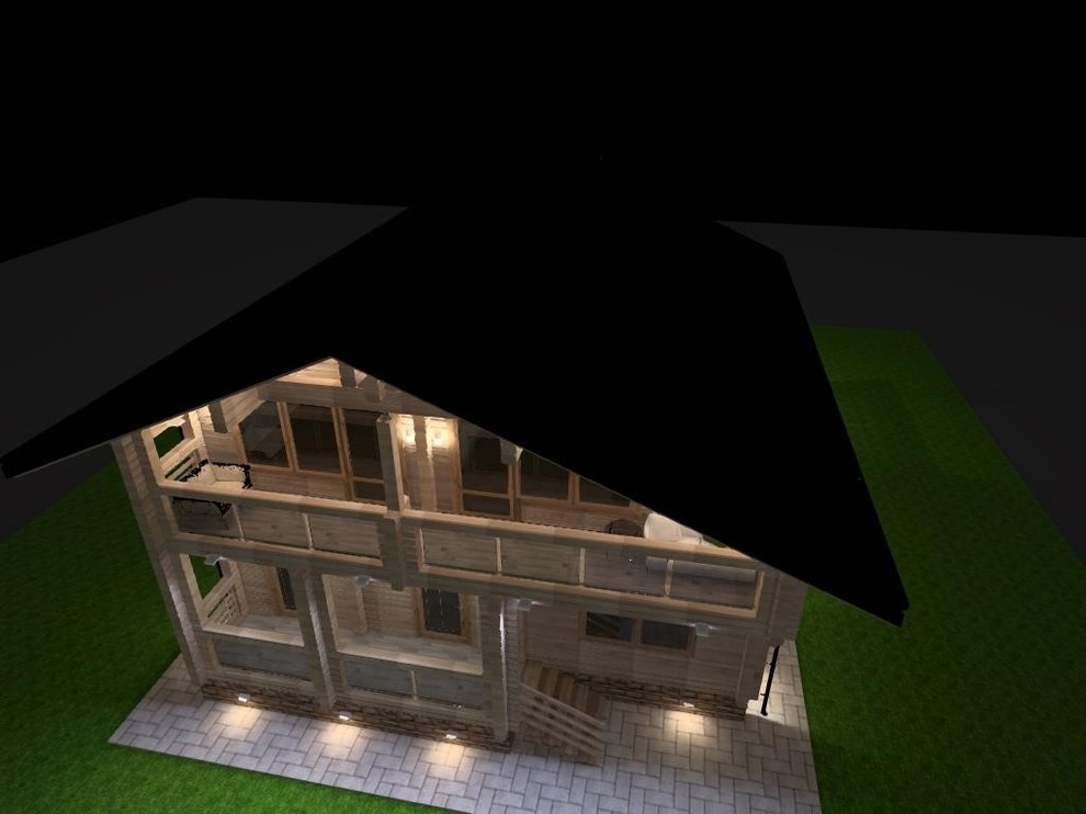 Освещение загородного дома