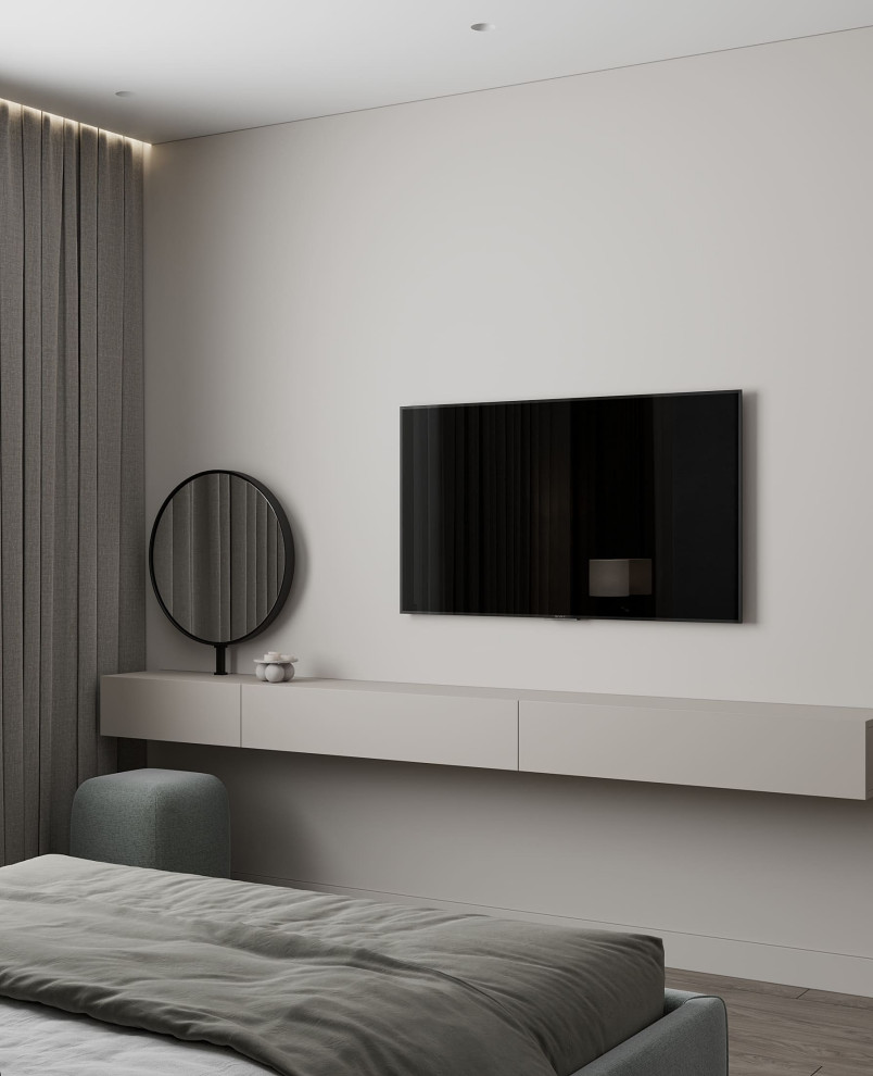 Дизайн-проект квартиры для семейной пары в современном стиле