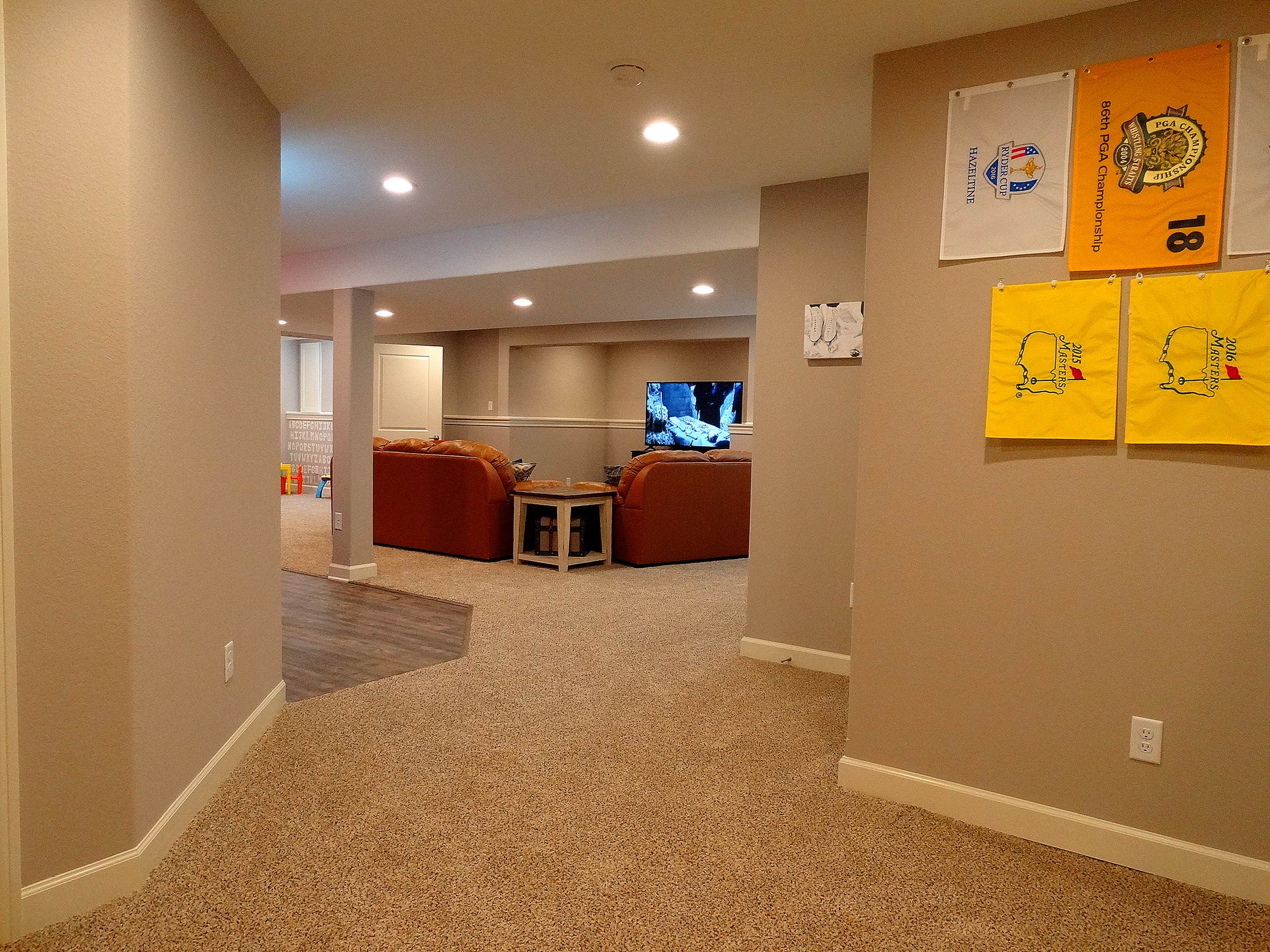 Lower Level Remodel in Lannon, WI