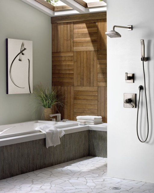 Delta, Moen and Brizo Shower Systems Modern Bathroom New York