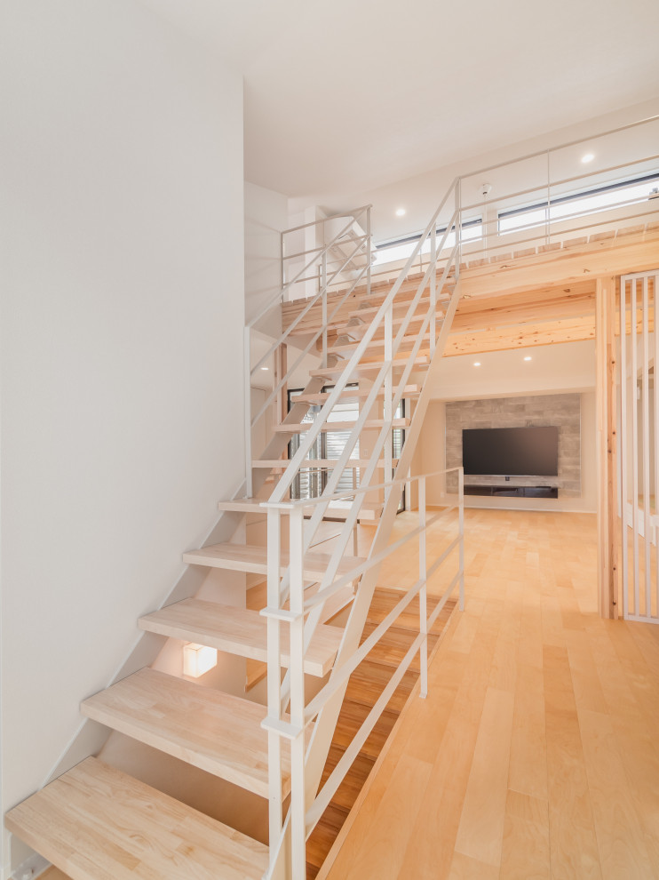 他の地域にあるおしゃれな階段の写真