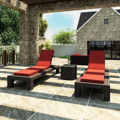 Forever Patio Capistrano Chaise Lounge Set