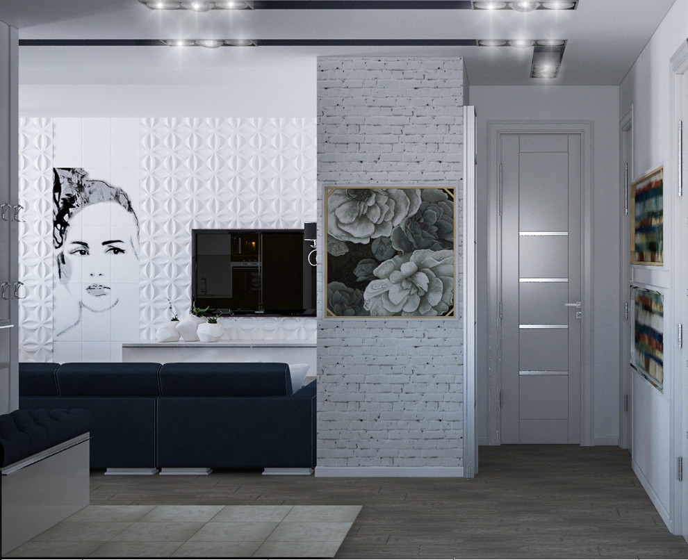 Студия в современном стиле