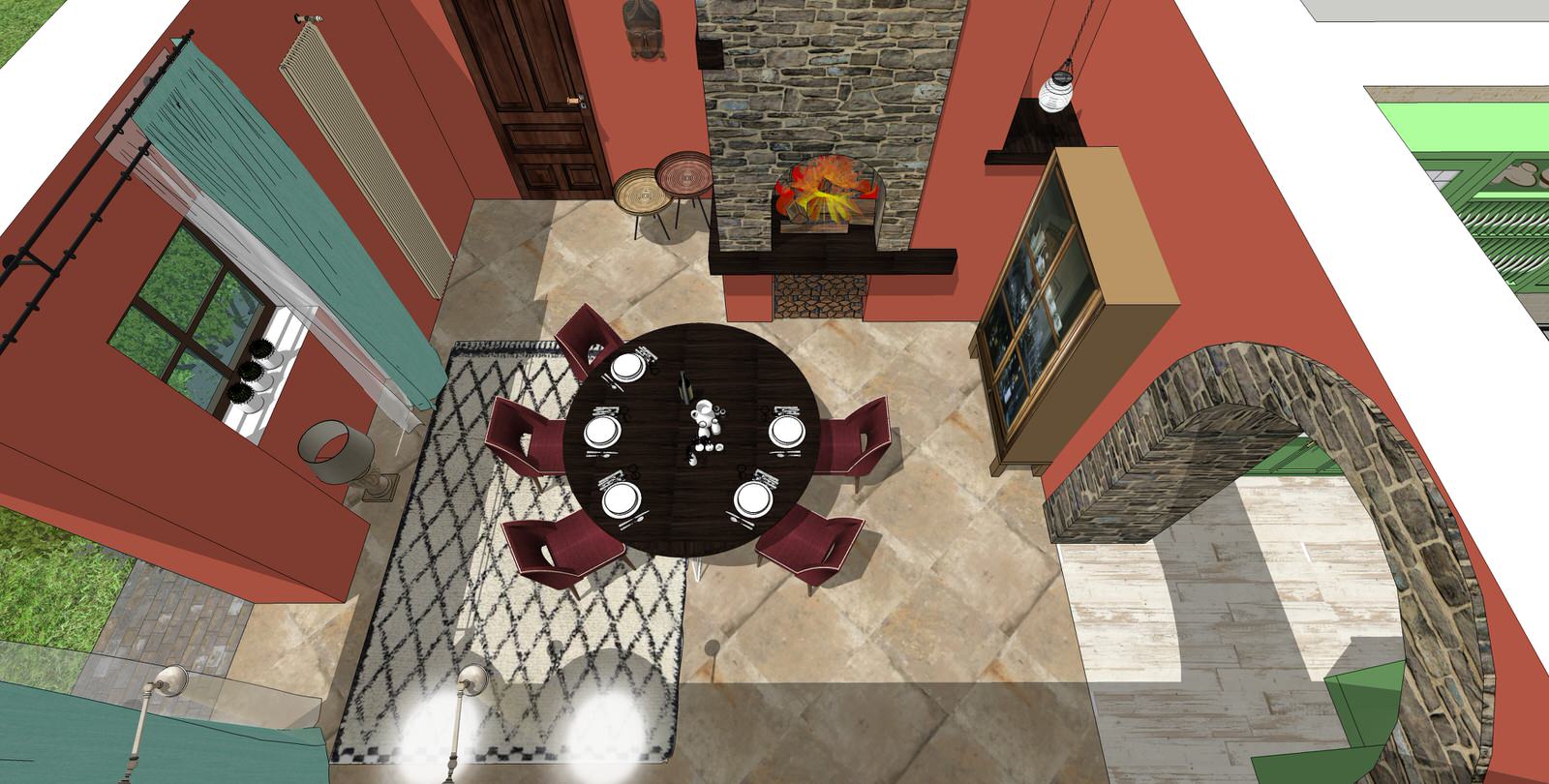 Интерьер 200-летнего дома в Люксембурге