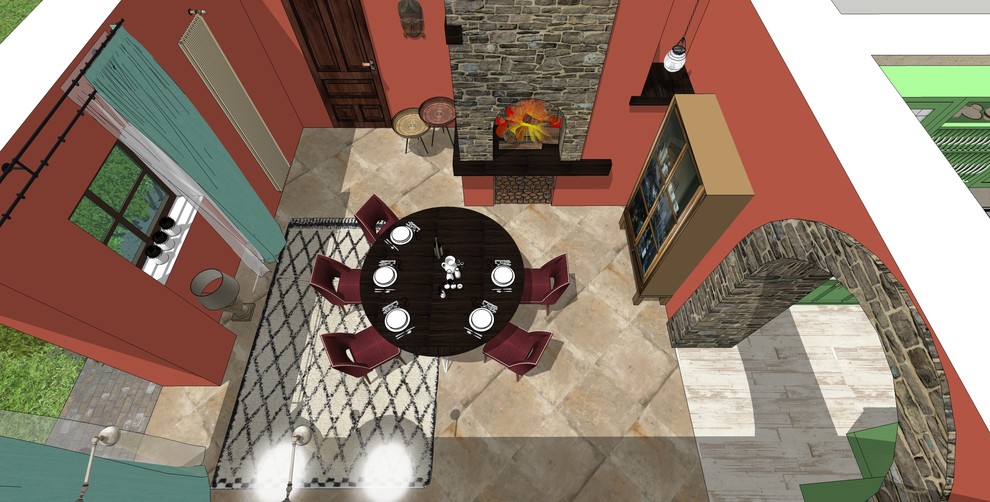 Интерьер 200-летнего дома в Люксембурге