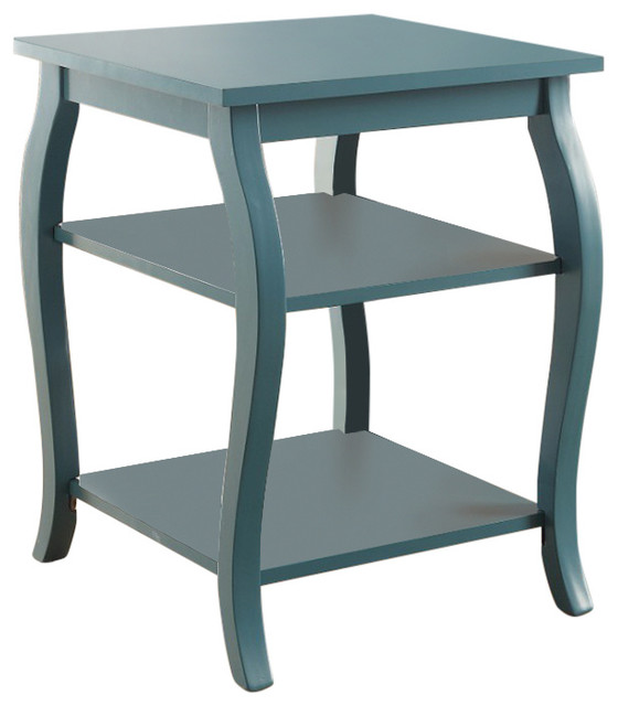 Beautiful End Table, Teal Transitional Side Tables And End Tables