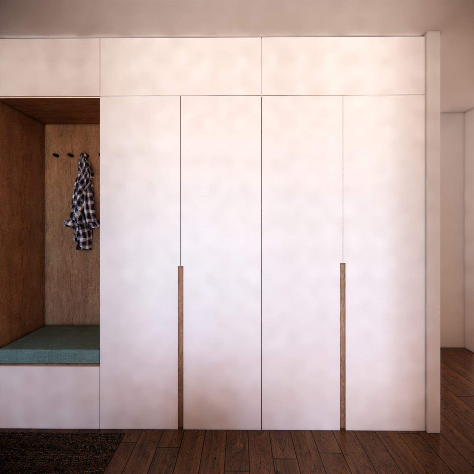 Минимализм в трёхкомнатной квартире