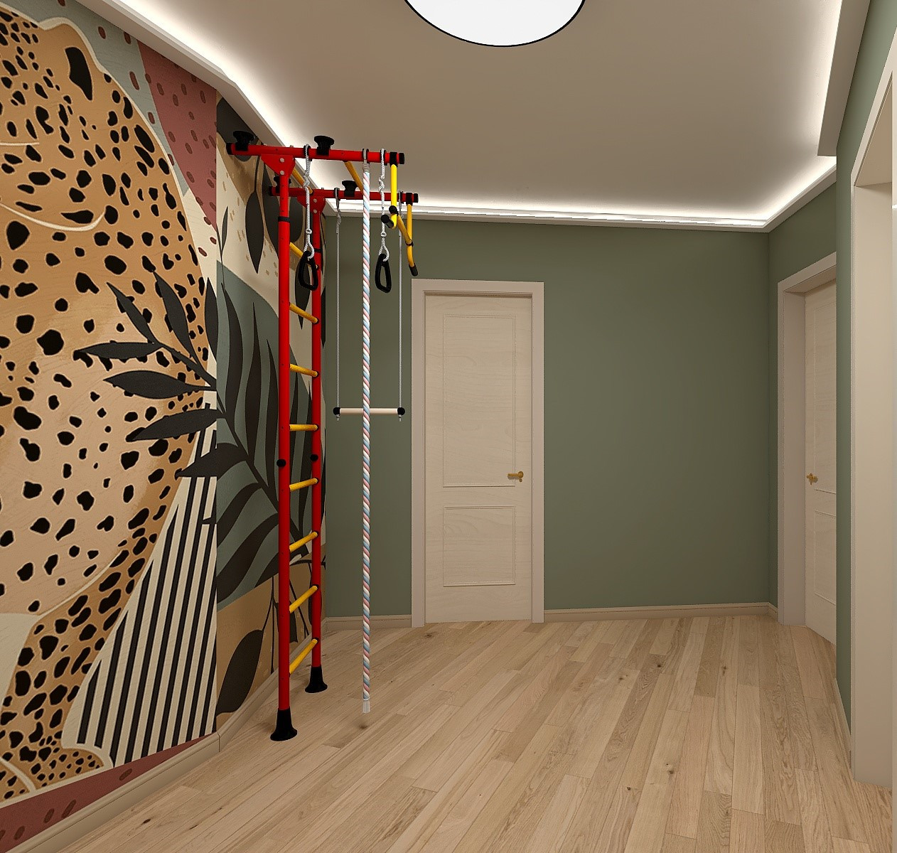 Коридор сложной геометрии