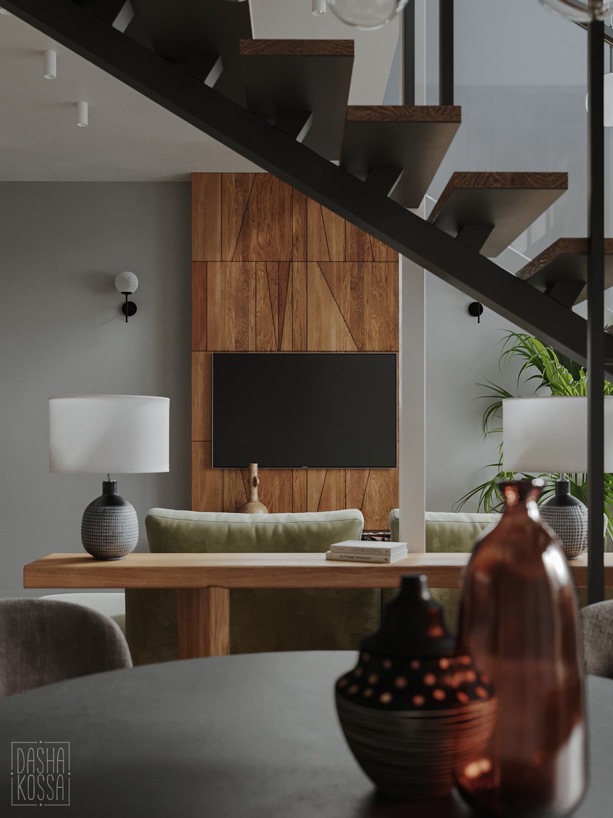 Двухуровневая квартира для загородной жизни в комфортных условиях