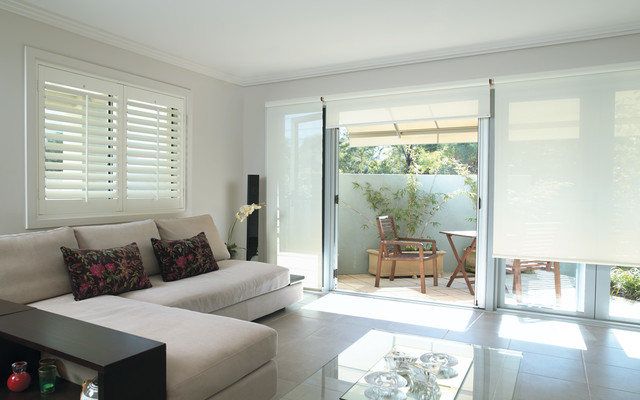 Roller Blinds contemporary-living-room