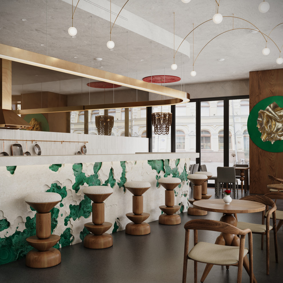Дизайн интерьера кафе в Москве