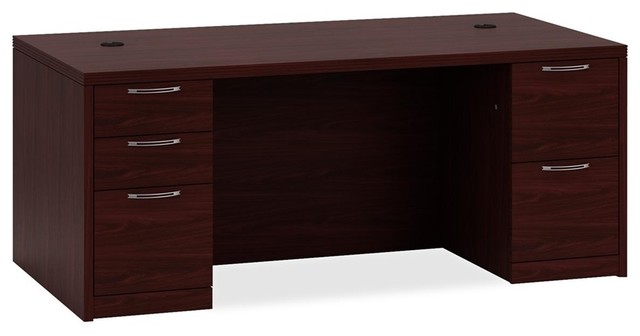 Hon Valido 11500 Series Double Pedestal Desk 72 W X 36 D 29 5 H Hon Valido 11500 Series Double Pedestal