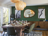 Midcentury Dining Room by Truss Interiors & Renovations