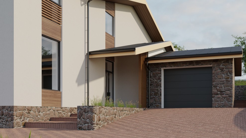 Энергоэффективный дом на склоне