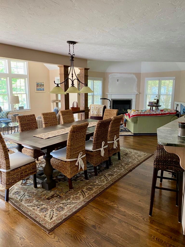 Hardwood Flooring install w/ English Chestnut Stain Finish