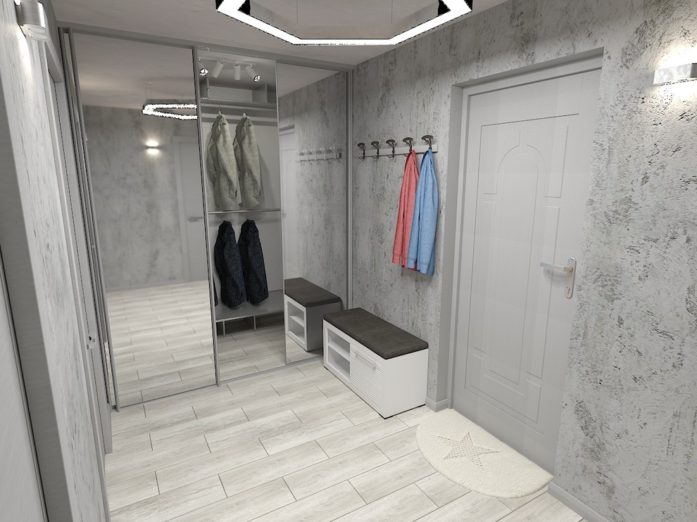 Прихожая, вид на гардеробную