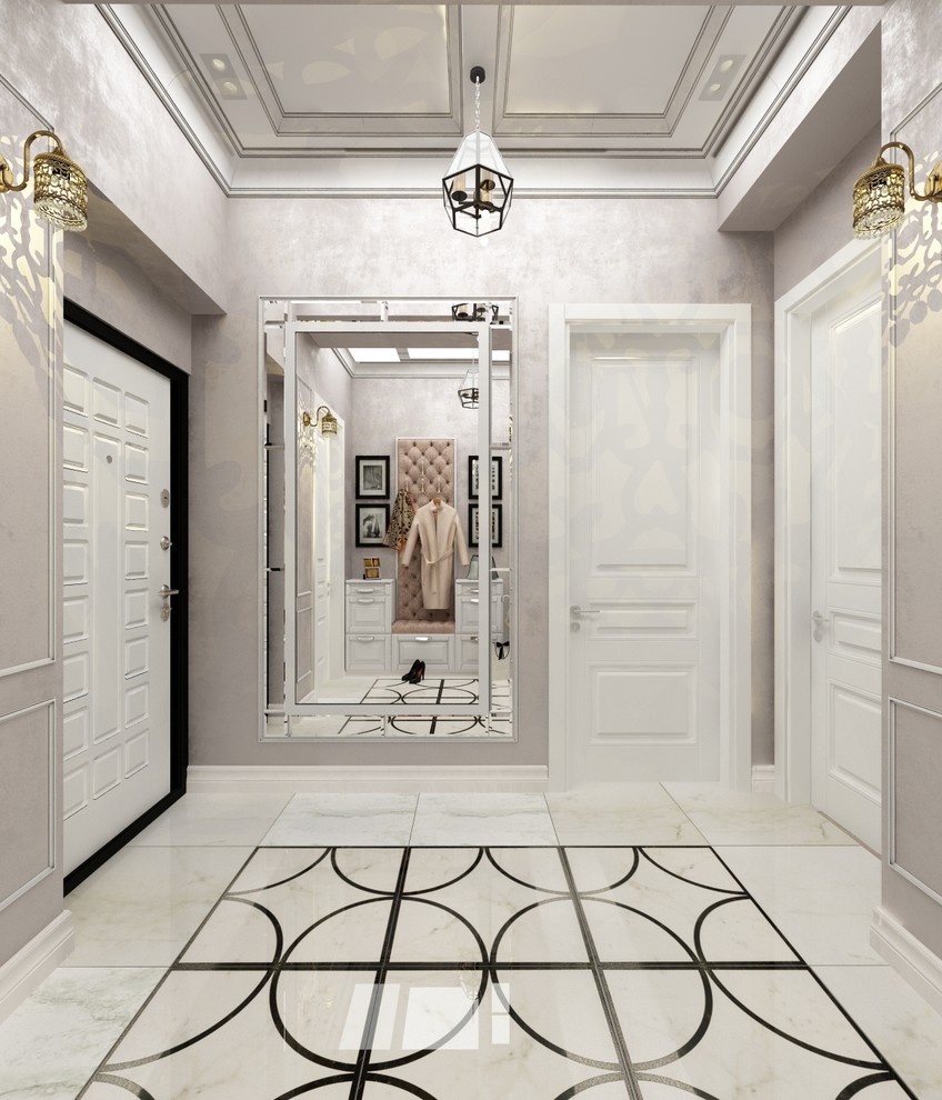 Ванная комната с душевой и ванной