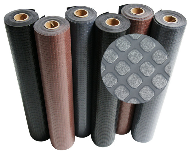 RubberCal "BlockGrip" Rubber Flooring 3 Colors Available in 17