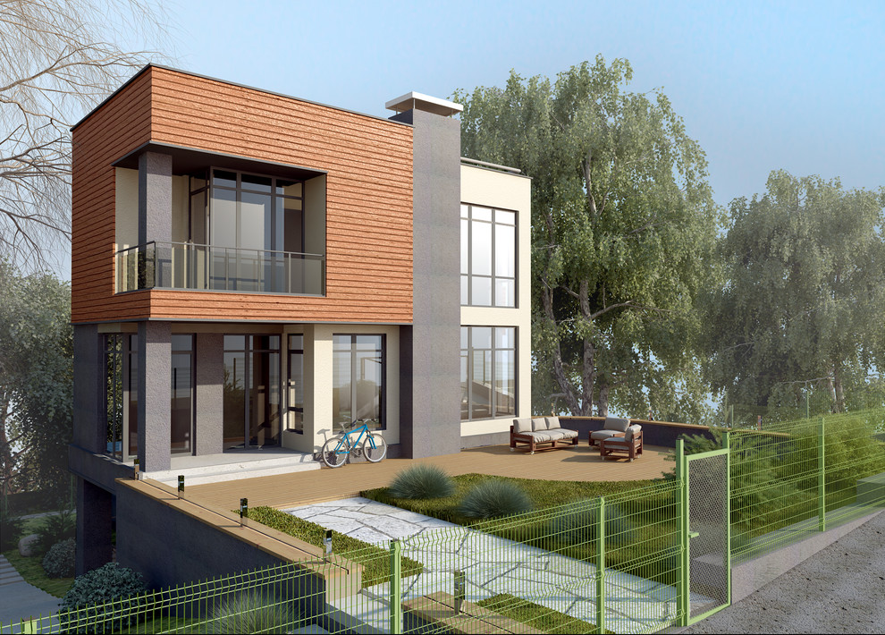 Проект современного коттеджа