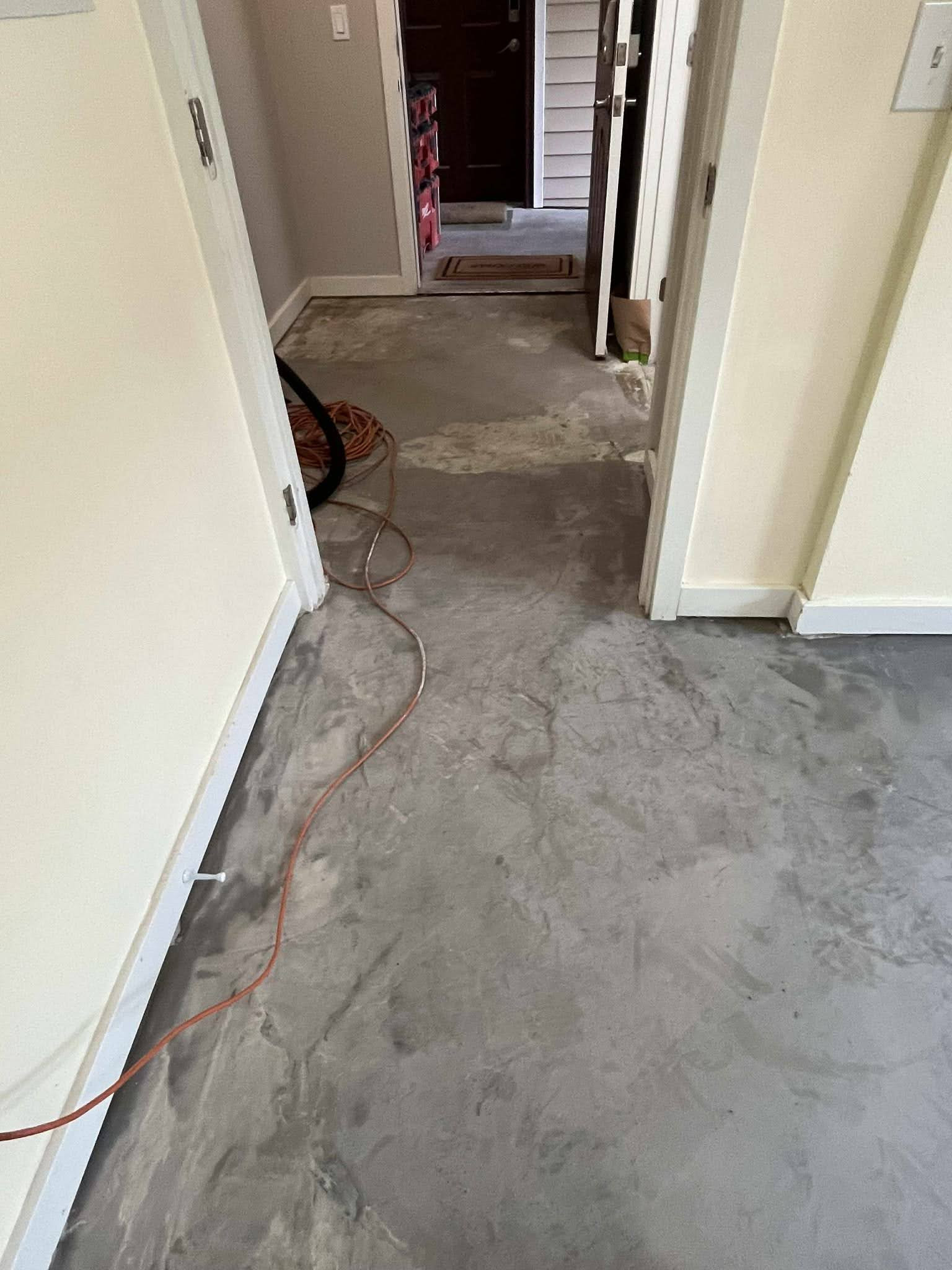 Concrete Subfloor Leveling & Prep