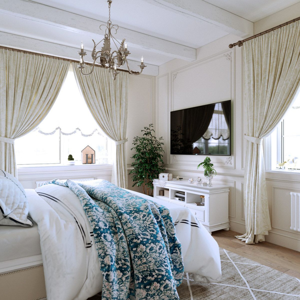 Дизайн проект частного дома в Московской области в стиле современный прованс