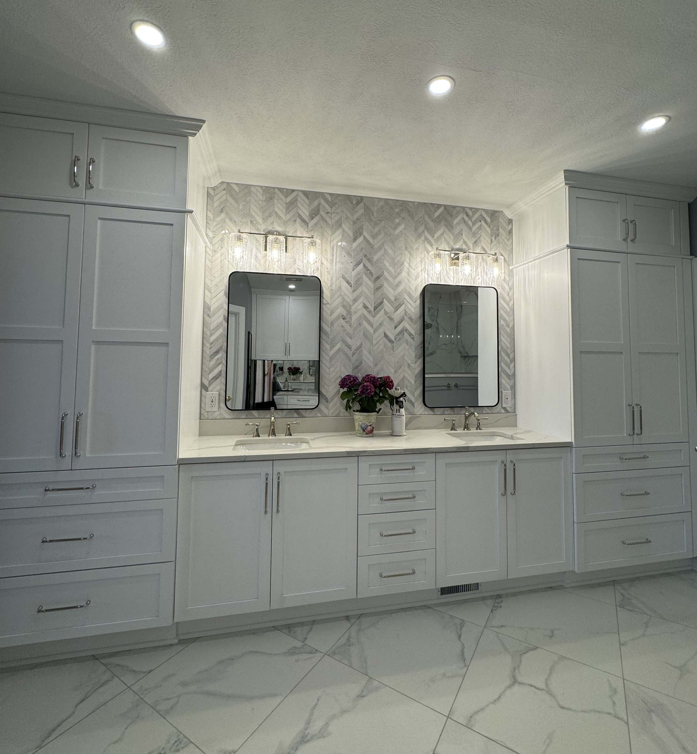 Sophisticated Haven. Primary bathroom renovation