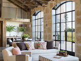 Farmhouse Living Room by Jute Interior Design