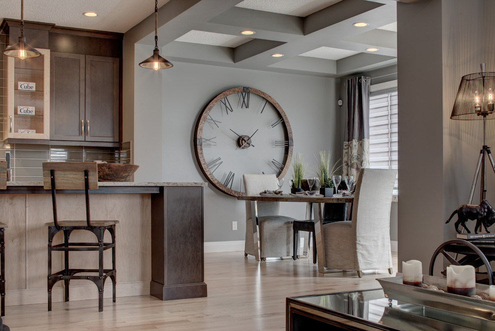 Alquinn Show Homes Featuring Divine Flooring Eclectic Kitchen