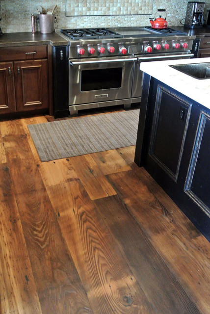 Reclaimed Antique Wormy Chestnut Hardwood Flooring - Traditional ...