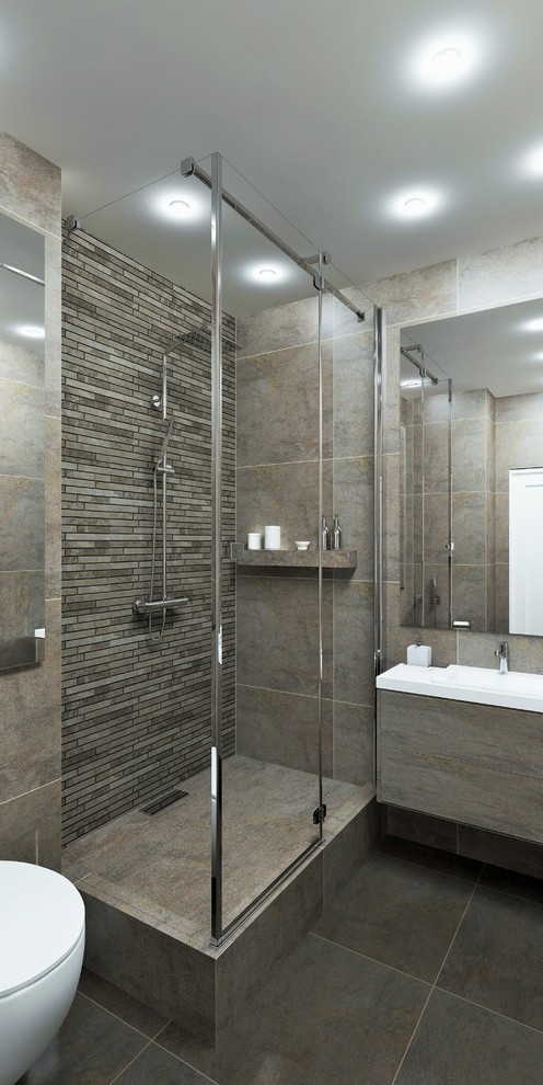 Квартира 55 м2 в ЖК "Западные ворота столицы" в стиле минимализм