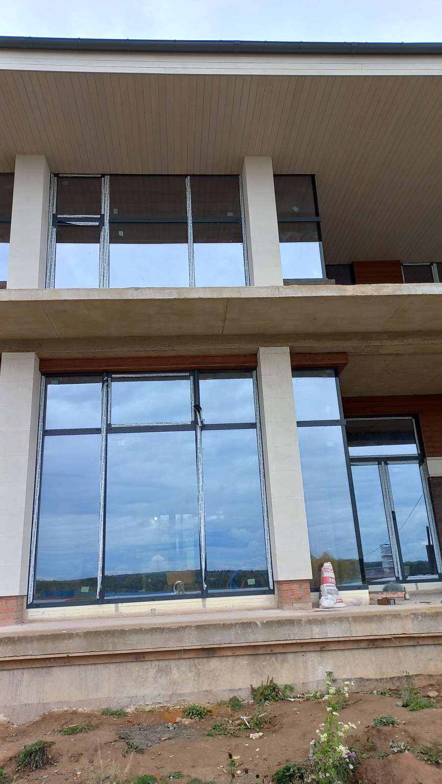 Остекление индивидуального жилого дома, КП Пятница, Московская область, Волокола