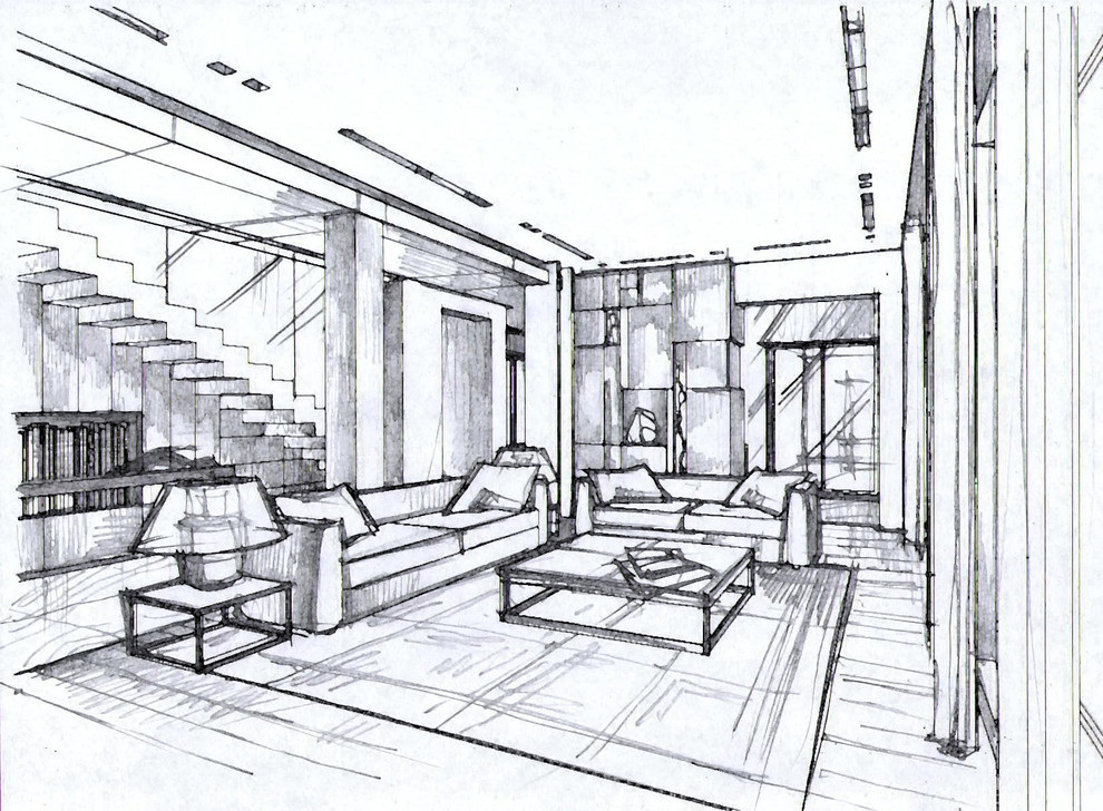 3D: загородный жилой дом