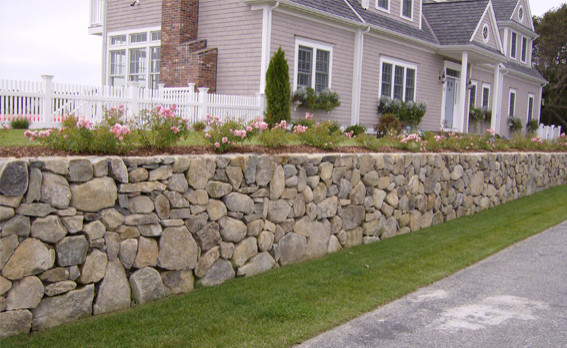 Freestanding County Wall, no visible cement
