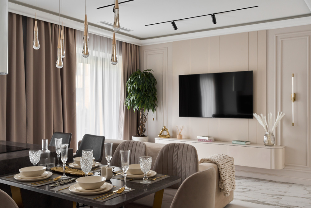 Евро 4-комнатная квартира 130 кв/м с террасой в ЖК «D1»