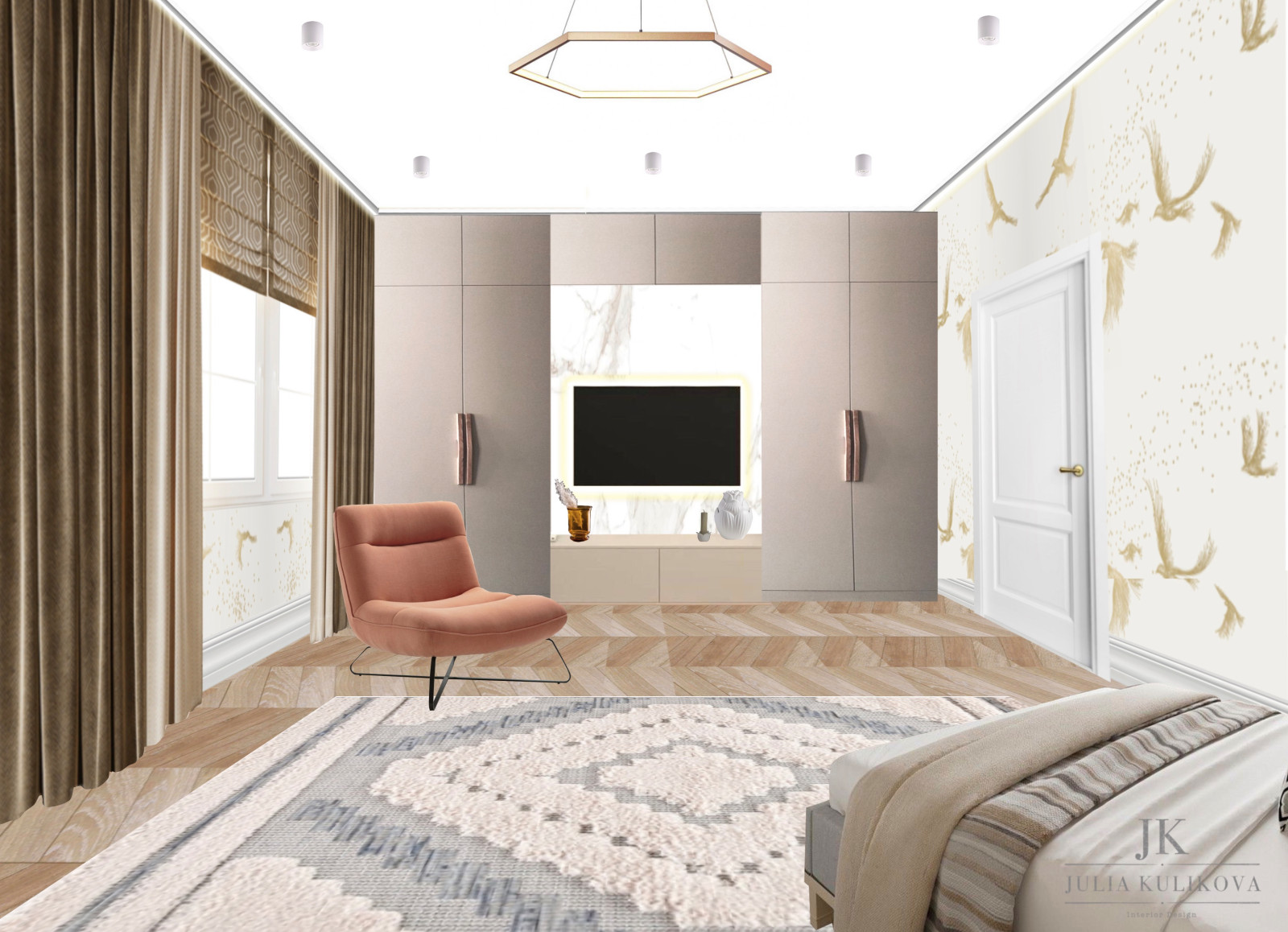 Дизайн проект квартиры 70 м2