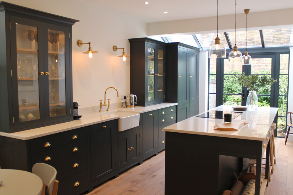 Transitional kitchen in Kent.