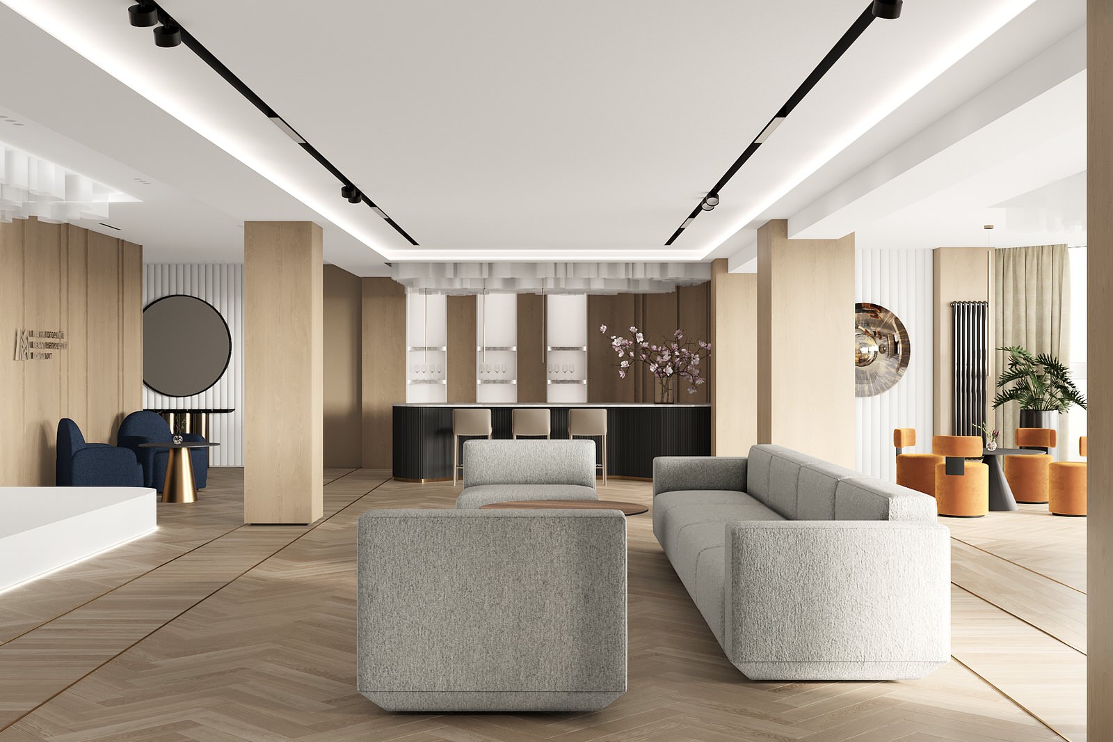 Дизайн проект банкетного зала