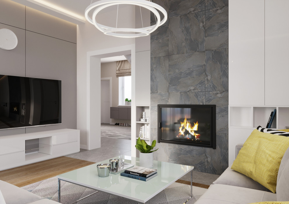 Кухня-гостиная в загородном доме