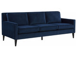 Luna Sapphire Blue Sofa - Midcentury - Sofas - by First of a Kind USA ...