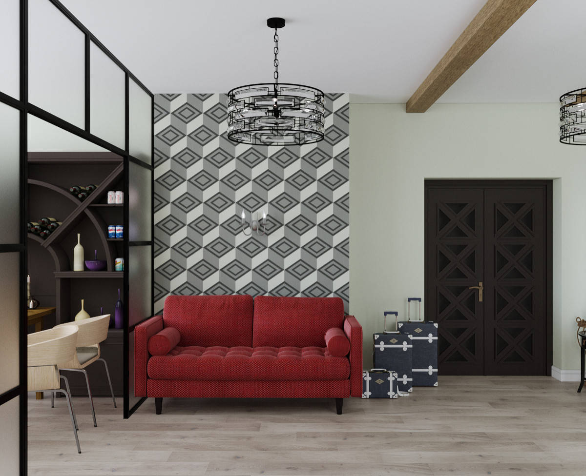 Лаундж хостела в исторической части Санкт-Петербурга