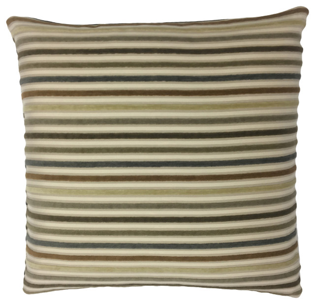 striped throw pillow