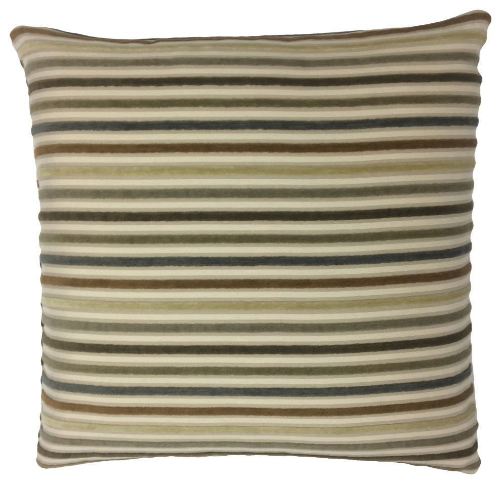 green striped throw pillows
