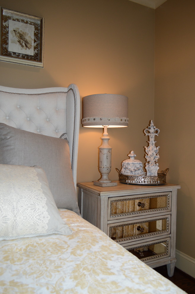 Example of a transitional bedroom design in Birmingham