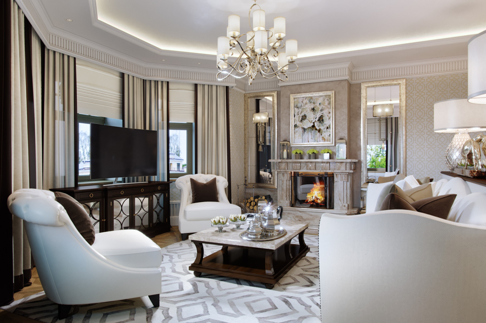 Лайково, гостиная