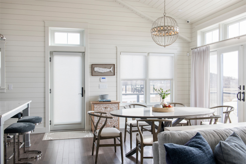Modern Coastal Beach House - Beach Style - Dining Room - Providence ...