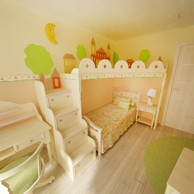 Дизайн интерьера детской