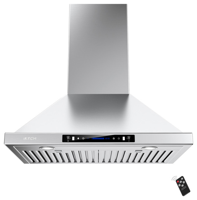 30" Wall Mount Range Hood 900 CFM Modern Range Hoods And Vents by KIVID BAY LLC Houzz